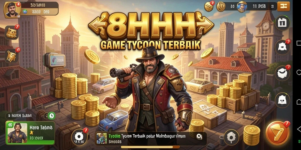 Tampilan gameplay seru dan interaksi pemain di 8HHH.