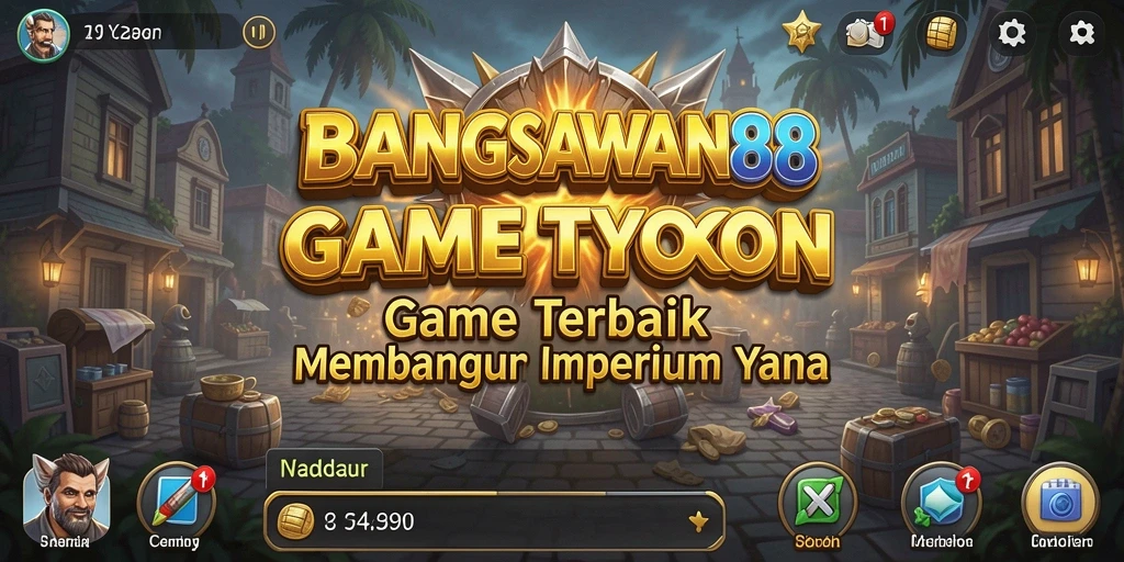 Tangkapan layar BANGSAWAN88 menampilkan gameplay intens dalam membangun bisnis.