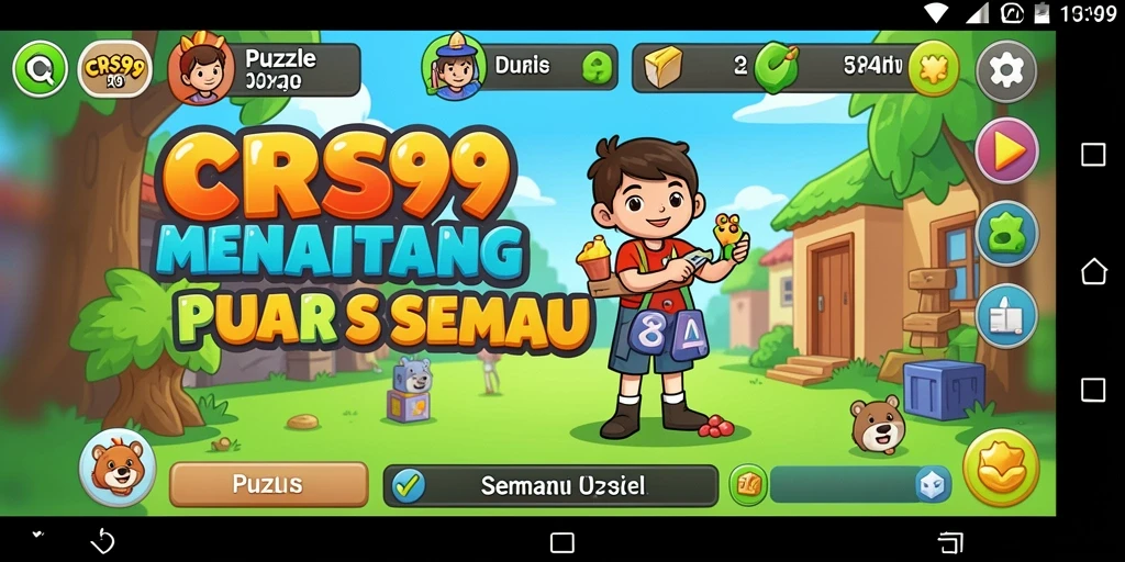 Tangkapan layar CRS99 menampilkan gameplay Puzzle yang menantang dan menarik.