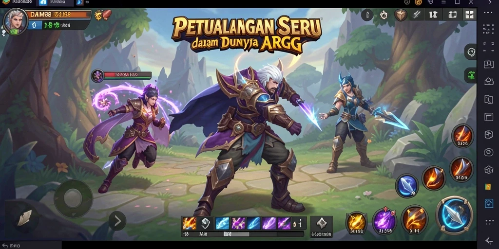 Tangkapan layar utama dari gameplay ARPG yang seru di DAM88.