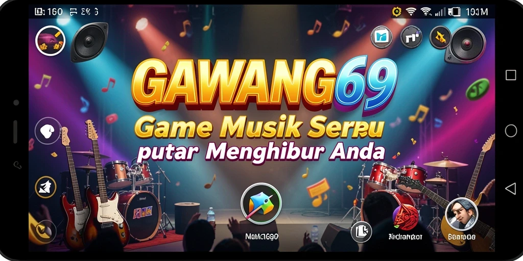 Tampilan gameplay GAWANG69 yang penuh warna dan dinamis.