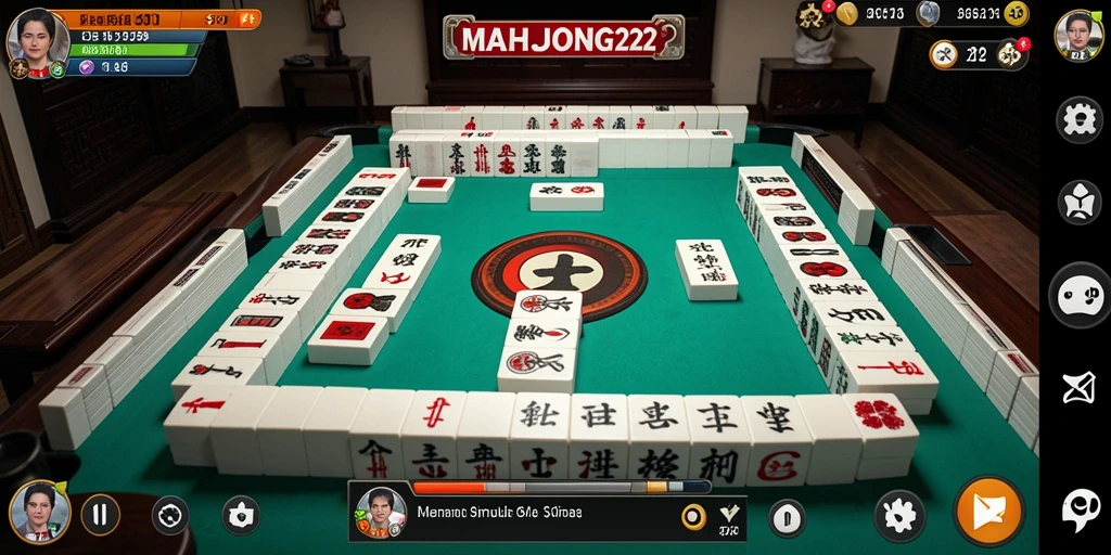 Tampilan gameplay menarik dari MAHJONG222 yang menantang.