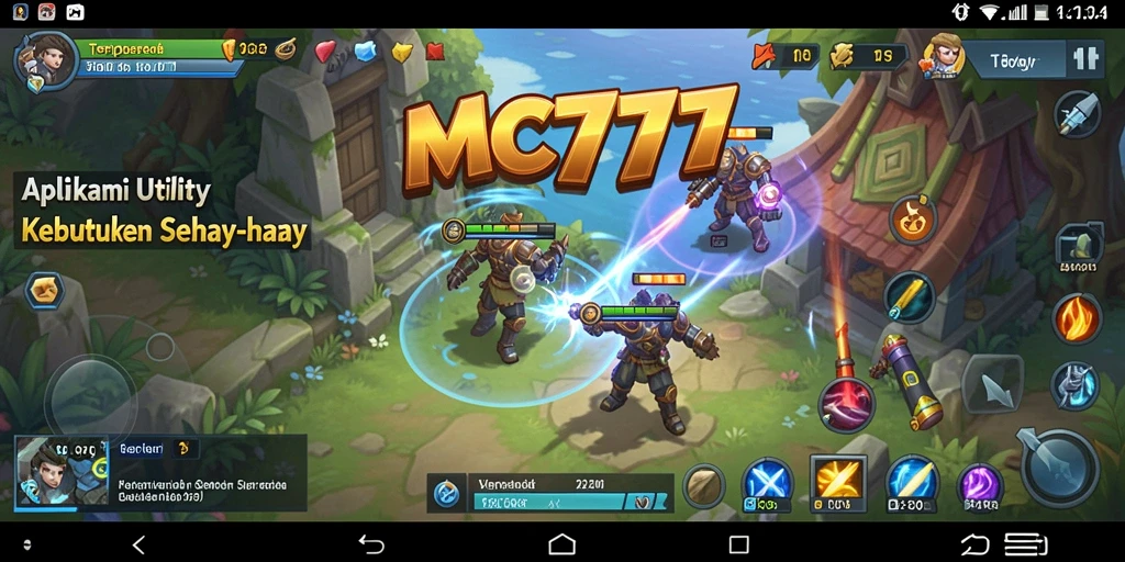 Screenshot utama MC777 menunjukkan antarmuka pengguna yang bersih dan efisien.
