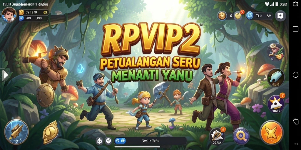 Tampilan gameplay RPVIP2 yang menampilkan petualangan menarik.