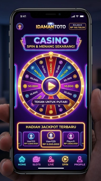 Proses unduh aplikasi idamantoto yang cepat dan mudah.